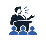 Picto pour les formations de prise de parole en public