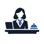 Pictogramme de la formation réceptionniste en hôtellerie